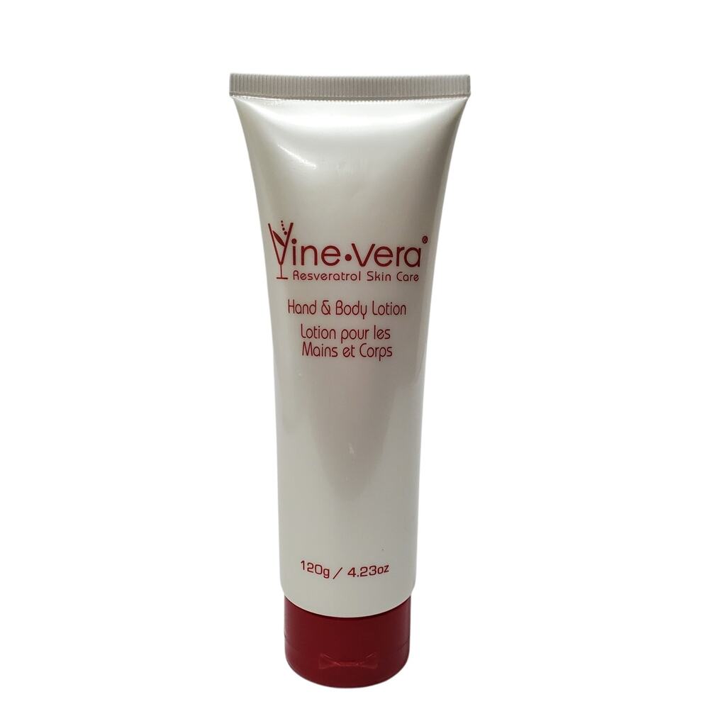 Vine Vera Resveratrol Skin Care Hand & Body Lotion 4.23 oz New Sealed